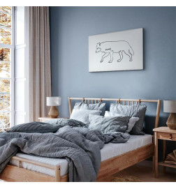 Leinwandbild - Wolf (1 Part) Wide