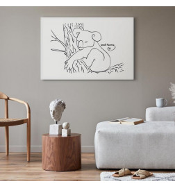 Glezna - Quiet Charm of Nature (1-part) - Sleeping Koala in Black and White
