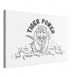 Seinapilt - Tiger Power (1 Part) Wide