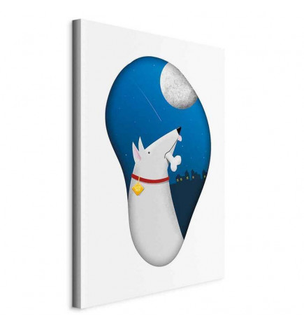 Canvas Print - Dog Dreams (1 Part) Vertical