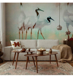 Carta da parati - Cranes in Pastels
