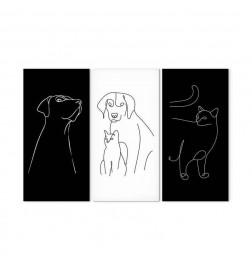 Quadro - Domestic Animals (3 Parts)