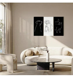 Tablou - Domestic Animals (3 Parts)