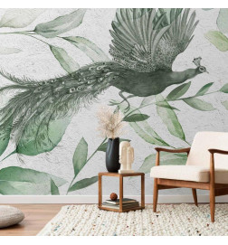 Wall Mural - Flight of a Peacock - Third Variant