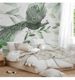 Wall Mural - Flight of a Peacock - Third Variant