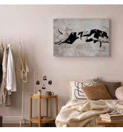 Canvas Print - Greyhound Race (1 Part) Wide