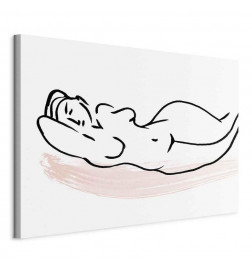 Schilderij - Sunbathing (1 Part) Wide