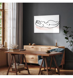 Schilderij - Sunbathing (1 Part) Wide