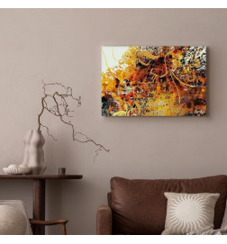 Schilderij - Kiss Explosion (1 Part) Wide