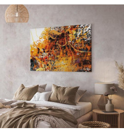 Schilderij - Kiss Explosion (1 Part) Wide