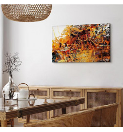 Schilderij - Kiss Explosion (1 Part) Wide