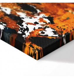 Schilderij - Kiss Explosion (1 Part) Wide