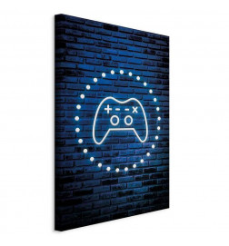 Canvas Print - Neon Gamepad