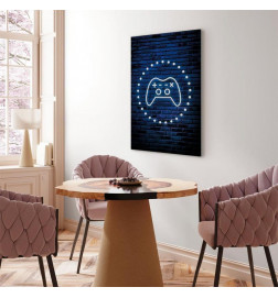 Leinwandbild - Neon Gamepad