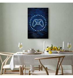 Canvas Print - Neon Gamepad