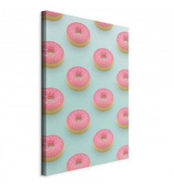 Canvas Print - Pastel Donuts (1 Part) Vertical