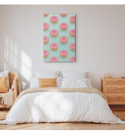 Canvas Print - Pastel Donuts (1 Part) Vertical
