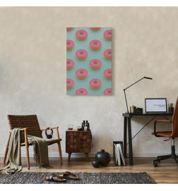 Canvas Print - Pastel Donuts (1 Part) Vertical