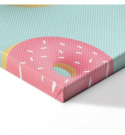 Canvas Print - Pastel Donuts (1 Part) Vertical