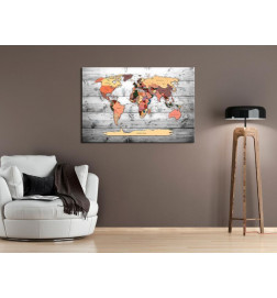 Tableau en liège - Direction World