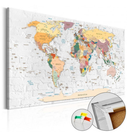 Decorative Pinboard - Worlds Walls