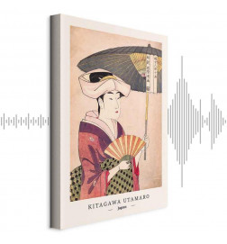 Quadro - Woman With an Umbrella (1 Part) Vertical