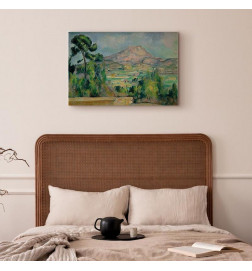 Leinwandbild - Paul Cézanne – Mount Saint Victoria