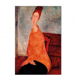 Cuadro - Amedeo Modigliani – Jeanne Hebuterne in a Yellow Sweater