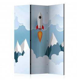 124,00 € Room Divider - Rocket in the Clouds [Room Dividers]