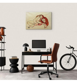 Glezna - Egon Schiele – Crouched Girl With Bowed Head