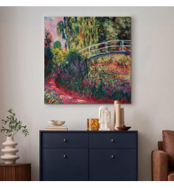 Schilderij - Claude Monet – The Japanese Footbridge