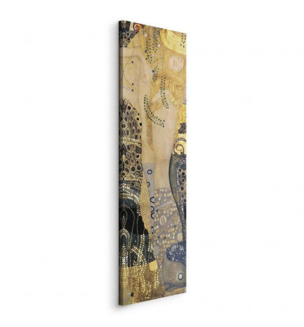 Schilderij - Gustav Klimt – Water Serpents