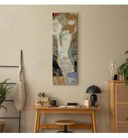 Leinwandbild - Gustav Klimt – Water Serpents