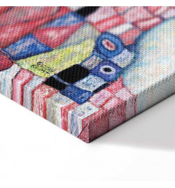 Leinwandbild - Gustav Klimt – Death and Life