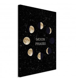 Leinwandbild - Lunar Cycle (1 Part) Vertical