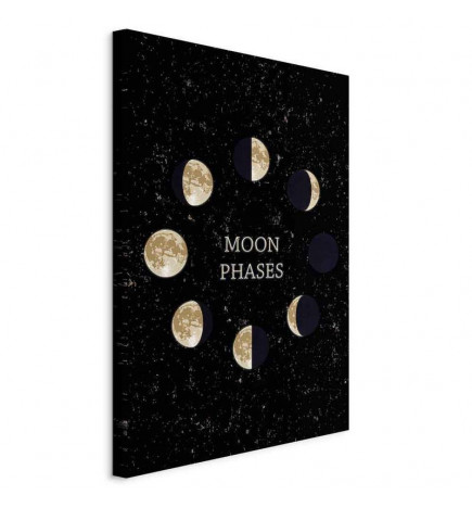 Canvas Print - Lunar Cycle (1 Part) Vertical