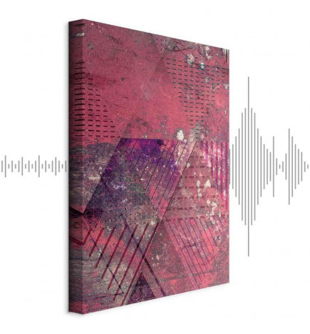 Paveikslas - Crimson Abstraction (1 Part) Vertical