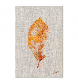 Tablou - Golden Flora (1 Part) Vertical