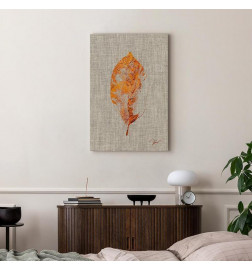 Quadro - Golden Flora (1 Part) Vertical