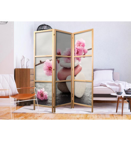 Japanese Room Divider - Stones of Love I