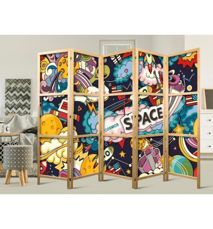 Paravento giapponese - Teenagers Space II