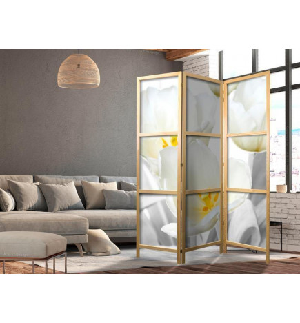 Japanese Room Divider - Luminous Tulips I