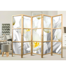 Japanischer Paravent - Luminous Tulips II