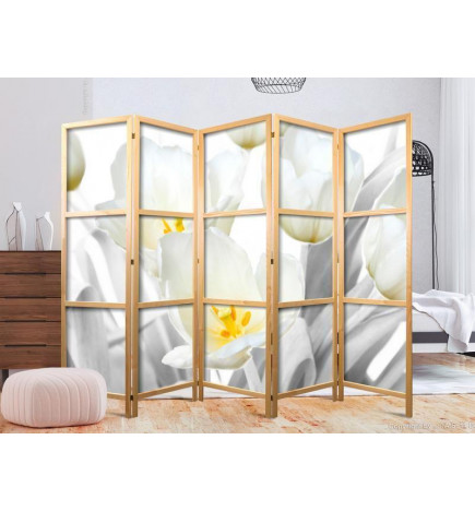 Japanese Room Divider - Luminous Tulips II