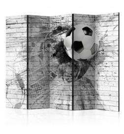 5-teiliges Paravent - Dynamic Football II [Room Dividers]