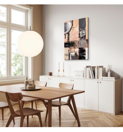 Schilderij - Enchanted Visions (1-part) - Artistic Background in Abstract Form