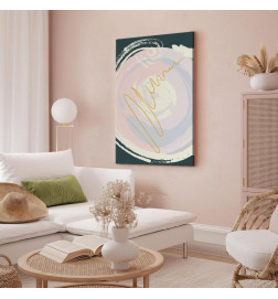 Schilderij - Gravitation (1 Part) Vertical