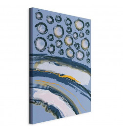 Schilderij - Rhythmic Auroras (1 Part) Vertical