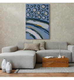 Schilderij - Rhythmic Auroras (1 Part) Vertical