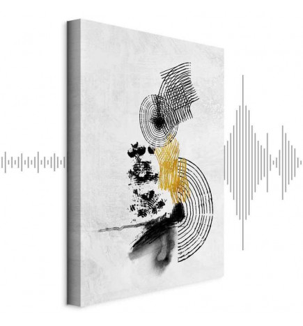 Canvas Print - Landscape With the Sun (1 Part) Vertical